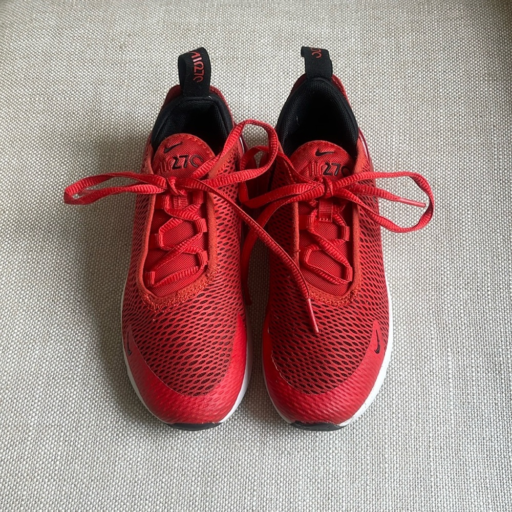 Nike Air Max 270 PS/ Red/Black Little Kids Sneakers Shoes Running- 13c